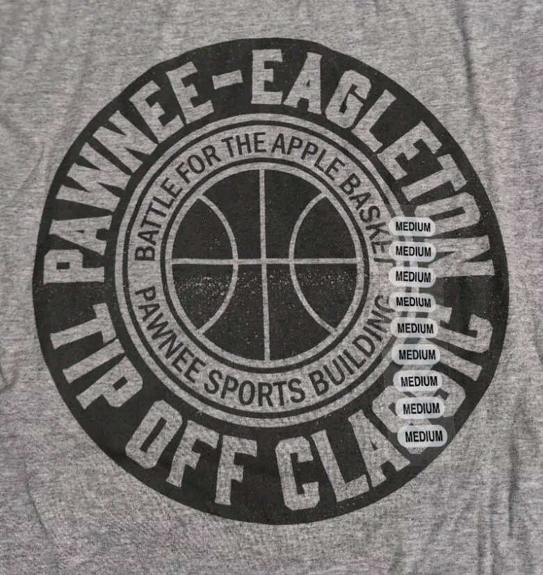 Ripple Junction Parks & Rec Pawnee-Eagleton Basketball T-Shirt Choose Your Size