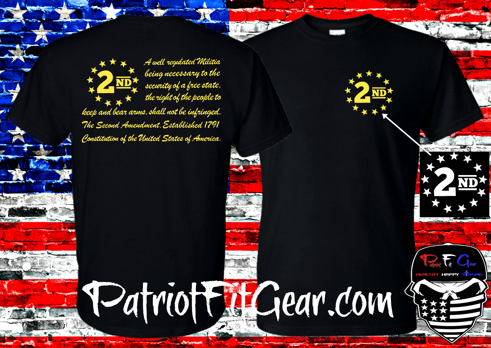T-shirt,A Well Regulated Militia,The 2nd Amendment,Molon Labe,Gun Rights,DTOM