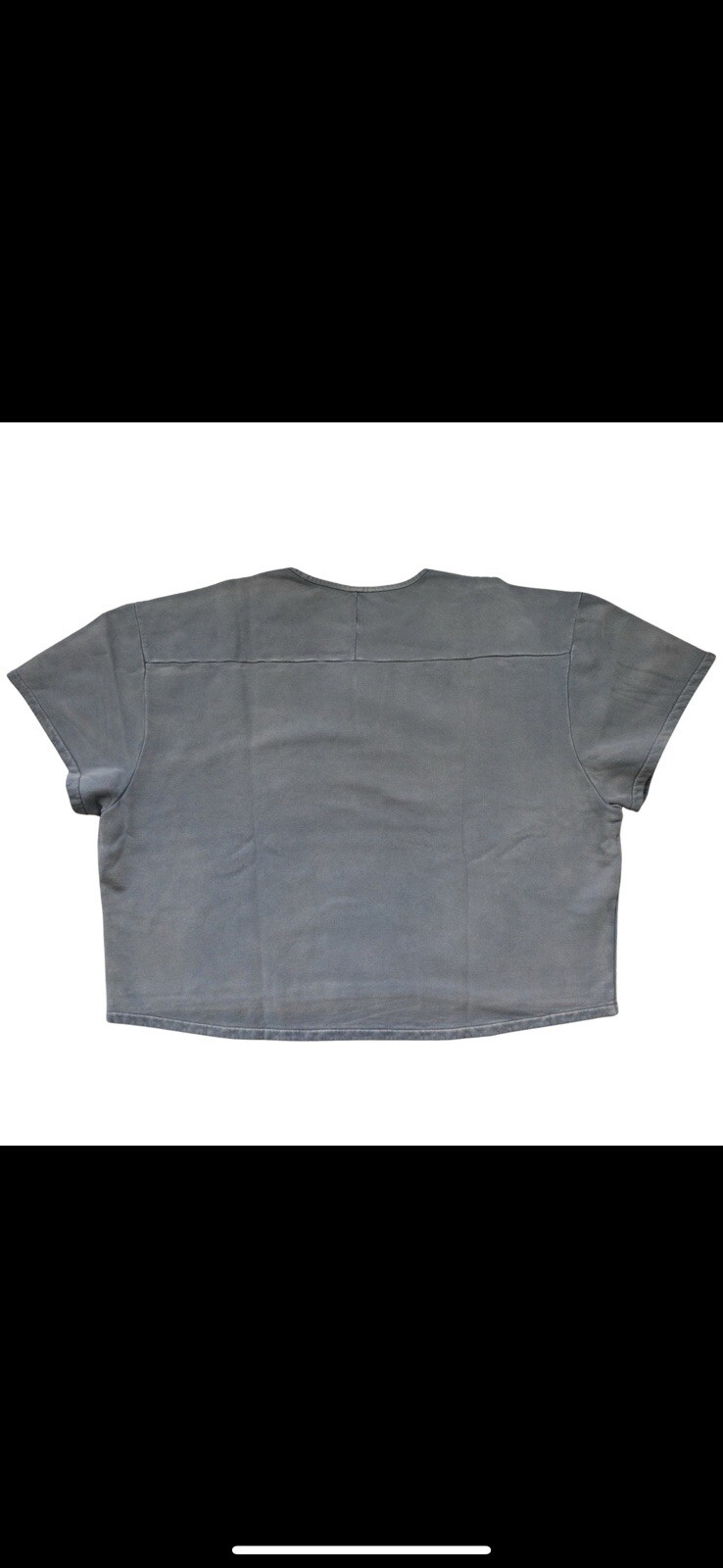 YZY GAP ENGINEERED BY BALENCIAGA FLEECE YOKE TEE Sz XXL (NEW IN BAG) #103