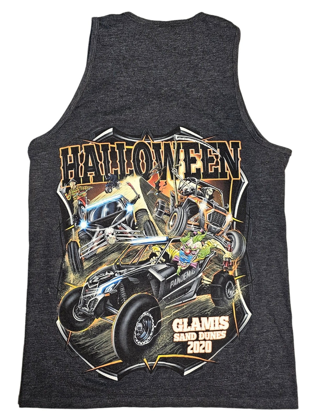 Glamis Tank Top Mens Gray Sleeveless Summer Halloween Sand Dunes 2020 Size Small