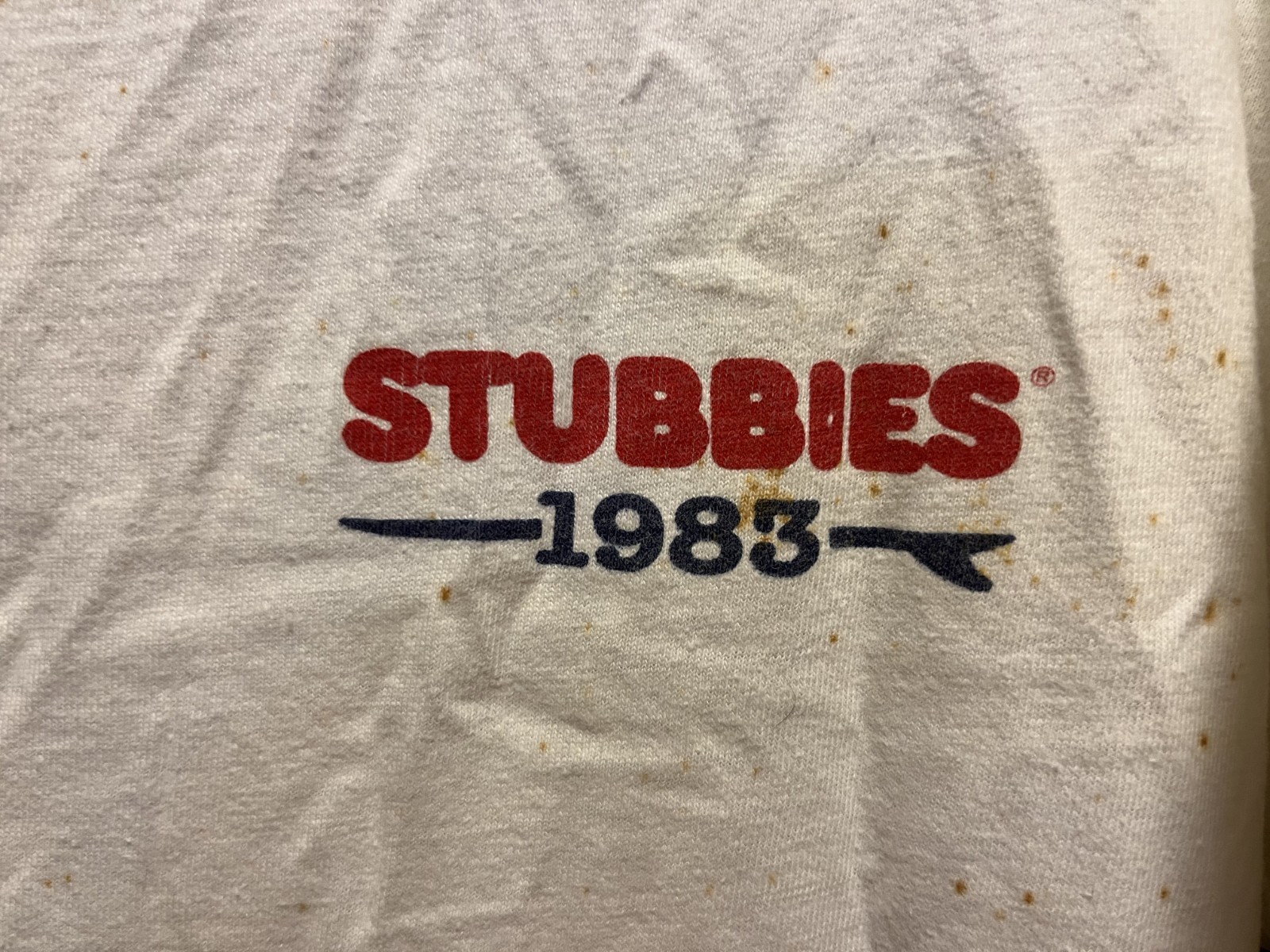 STUBBIES 1983 CALIFORNIA SURF TRIALS-Competitor T shirt-SIZE SMALL /$93 Value