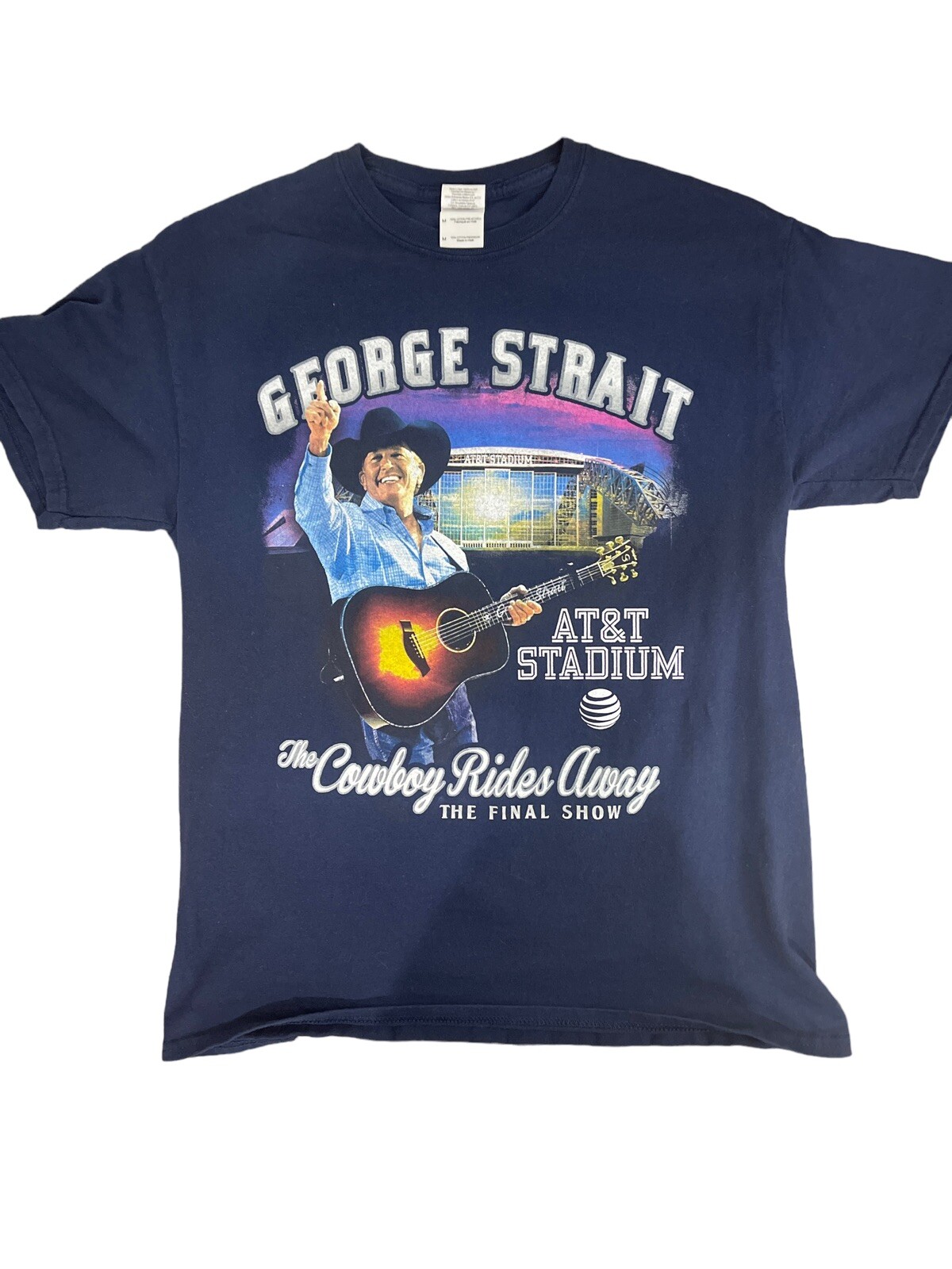 George Strait “The Cowboy Rides Away Final Show” T-Shirt Medium Arlington 2014