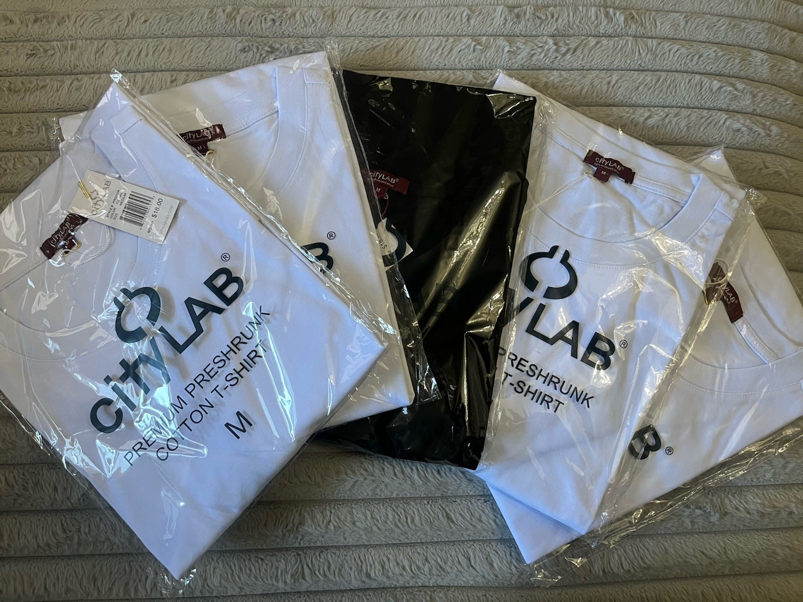 CITY LAB Premium Cotton T- Shirt 100% Cotton Short Sleeve