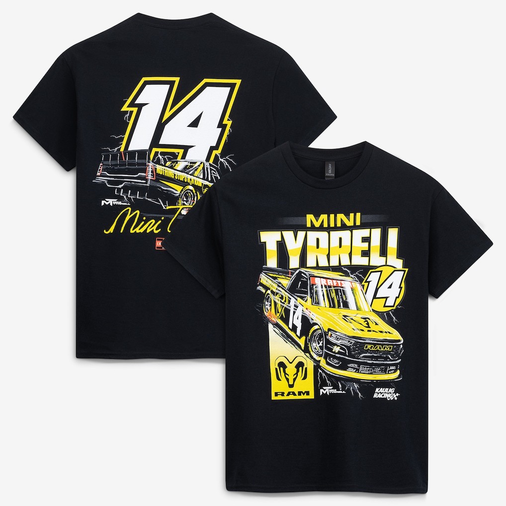 Kaulig Racing Ram Mini Tyrell T Shirt NASCAR Truck Series Racing Tee