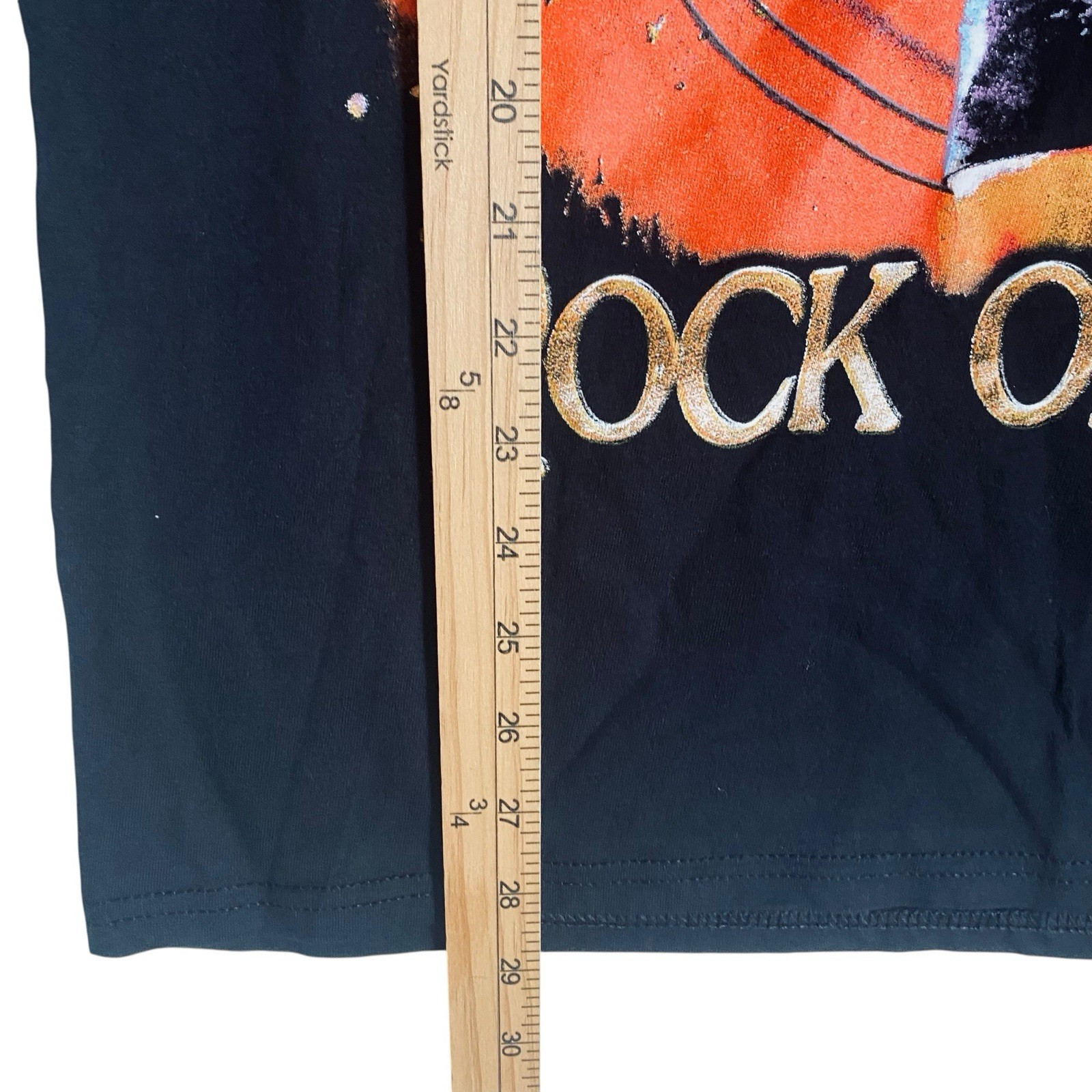 AC/DC Rock Or Bust T Shirt Men Size M Graphic Double Sides Print Licensed