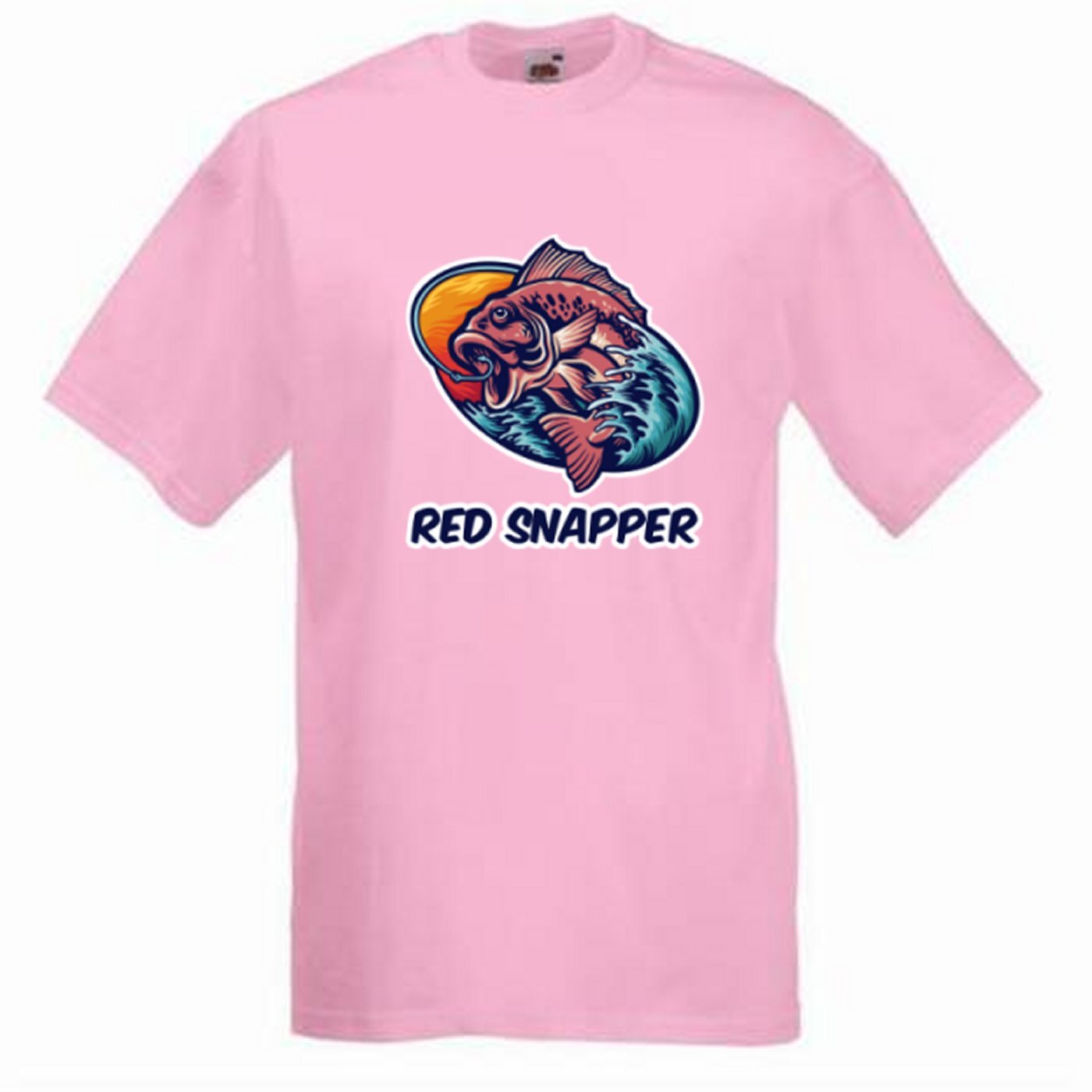 Fishing Red Snapper Trout Fish Humour Novelty T Shirt Various Colours And Sizes