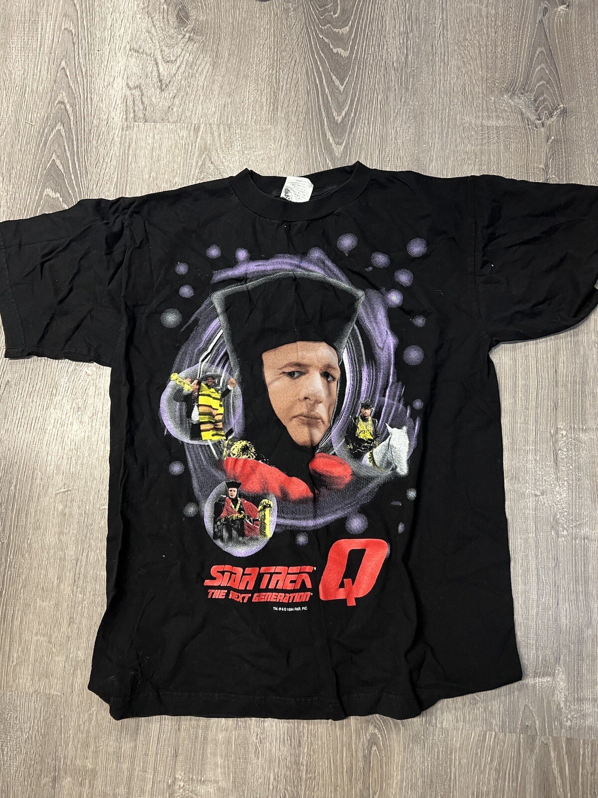 star trek the next generation Q Continuum Vintage Shirt Large