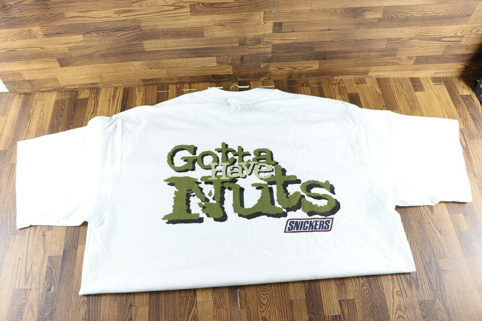 Vintage Single Stitch No Fear Snickers Gotta Have Nuts Adult X-Large XL T-Shirt