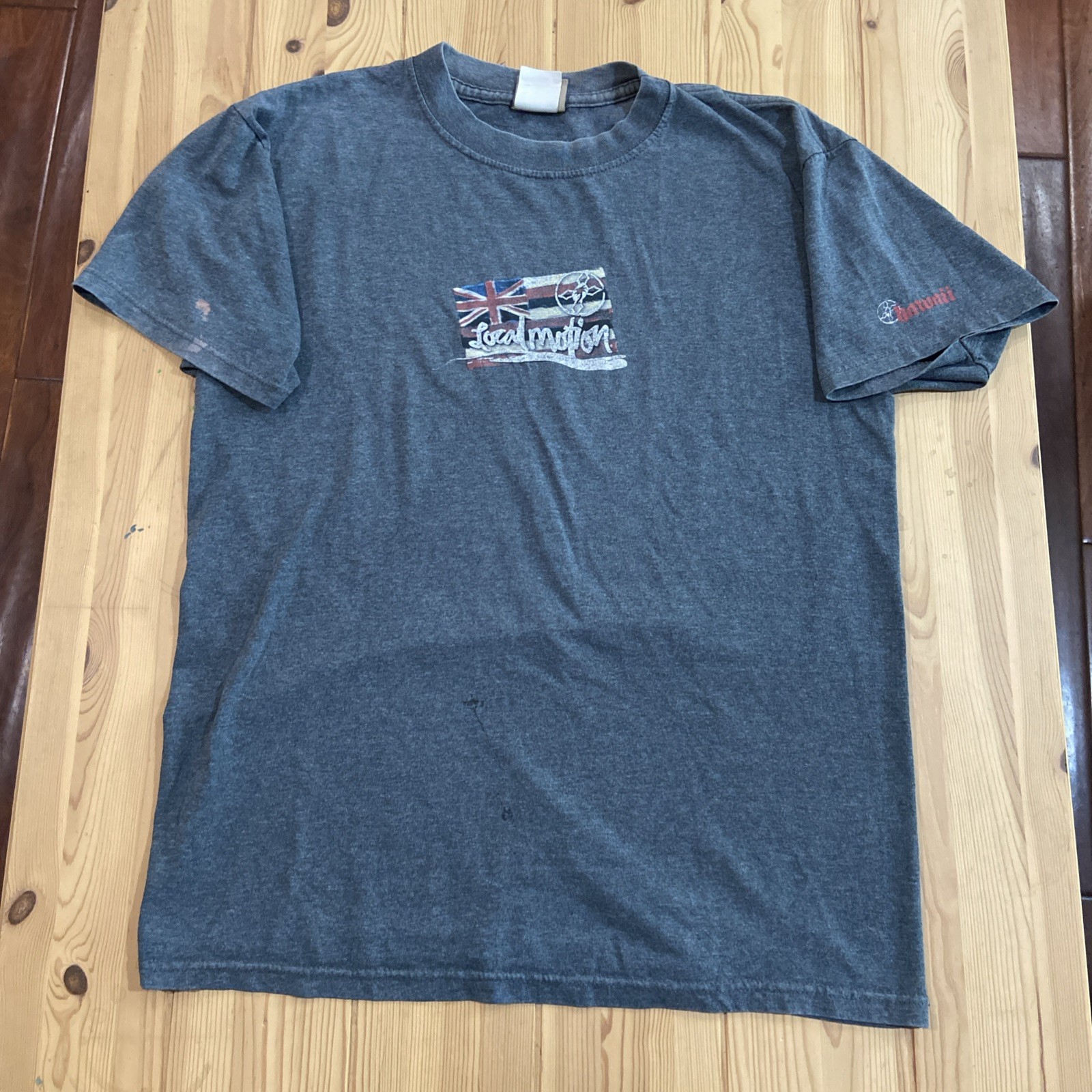 Vintage Local Motion T-Shirt Hawaiian Skater Surf Beach Islander Y2K M