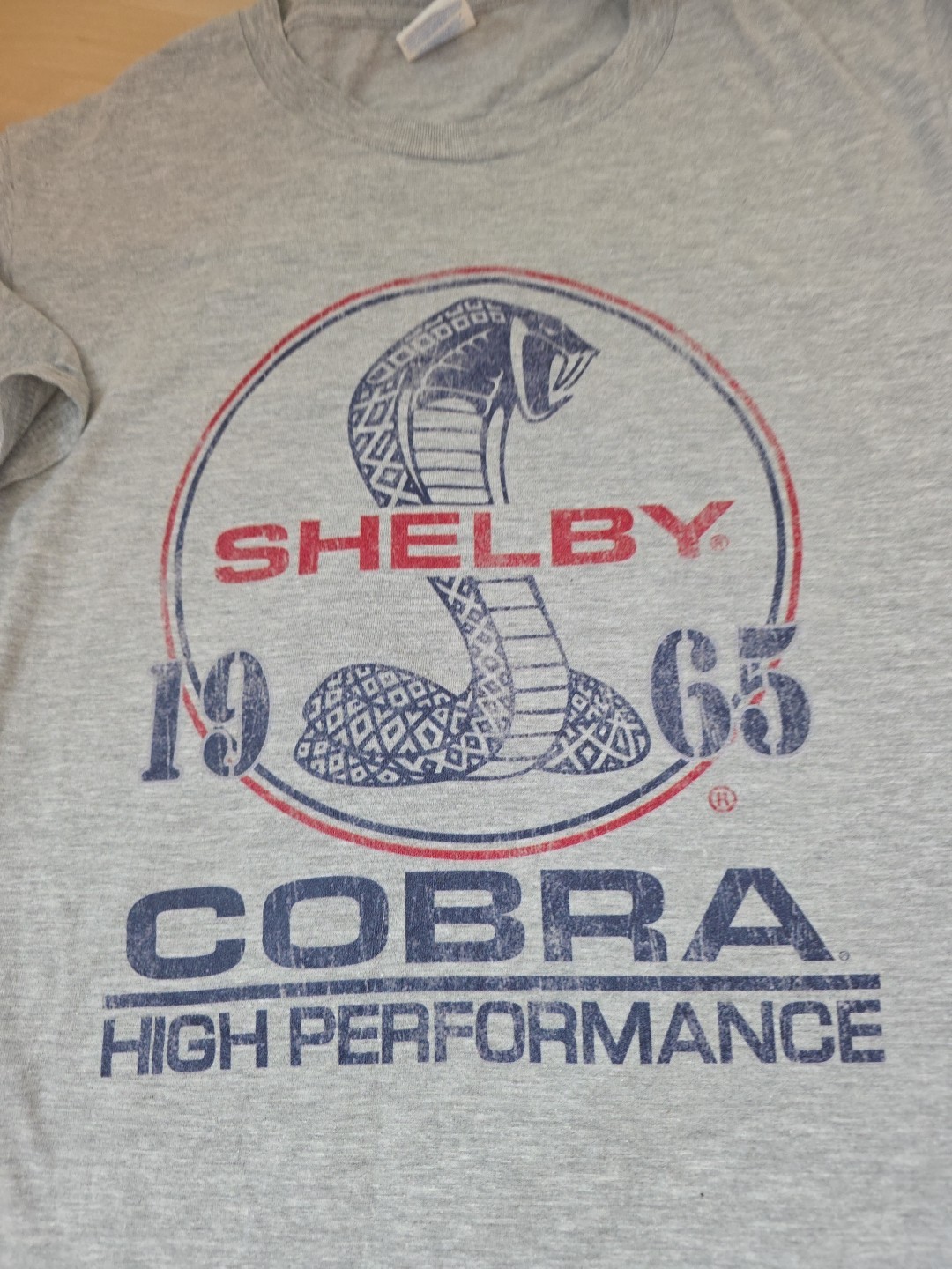 SHELBY Cobra Lot Of 3 Mens Graphic T-shirt 90/10 Cotton Blend Gray Size S