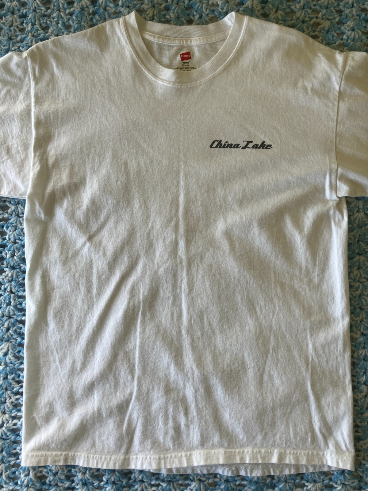 China Lake Naval Weapons Center Historical Patches T-shirt Size Medium