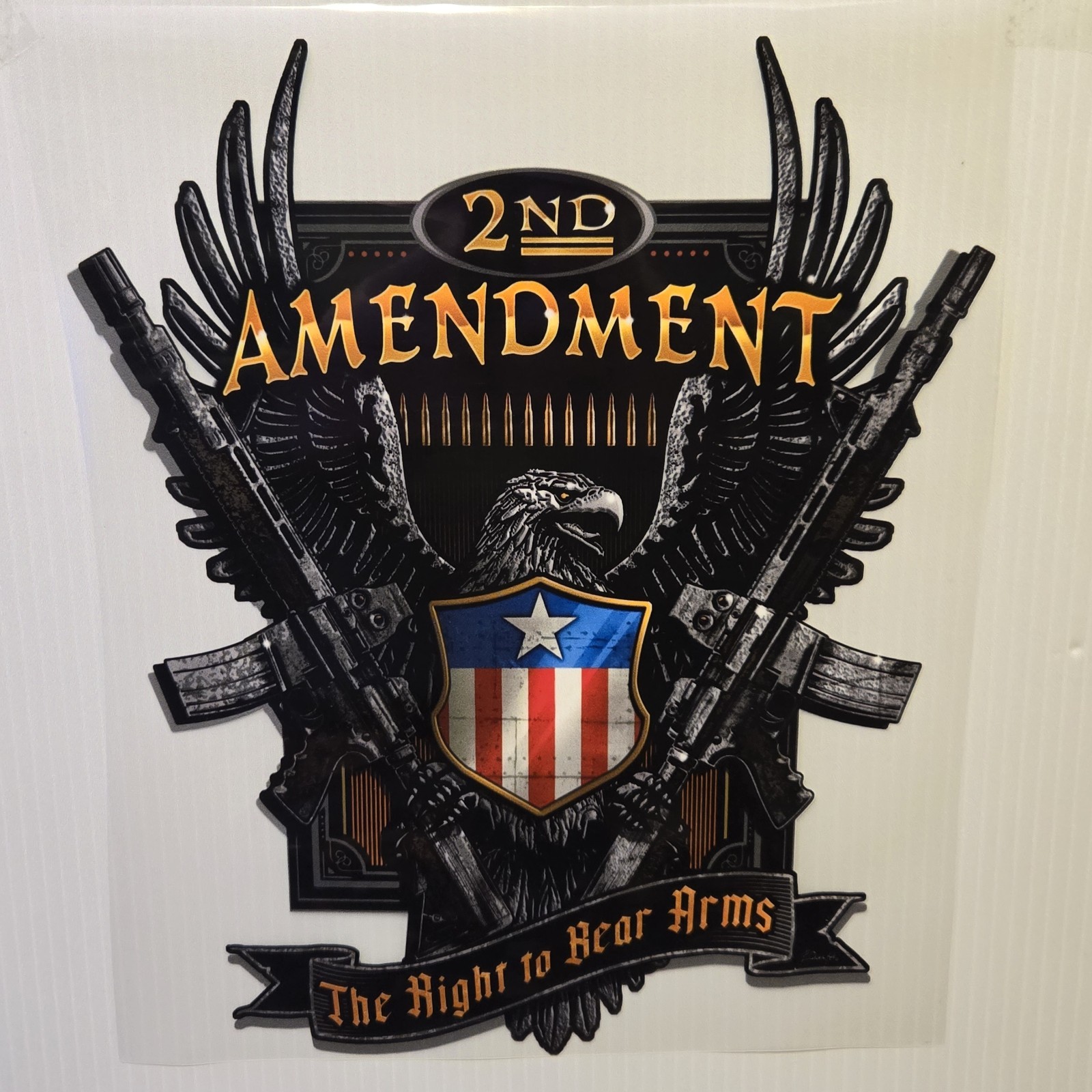 GUN RIGHTS 2ND AMENDMENT UNITED STATES OF AMERICA POCKET SHIRT #0112