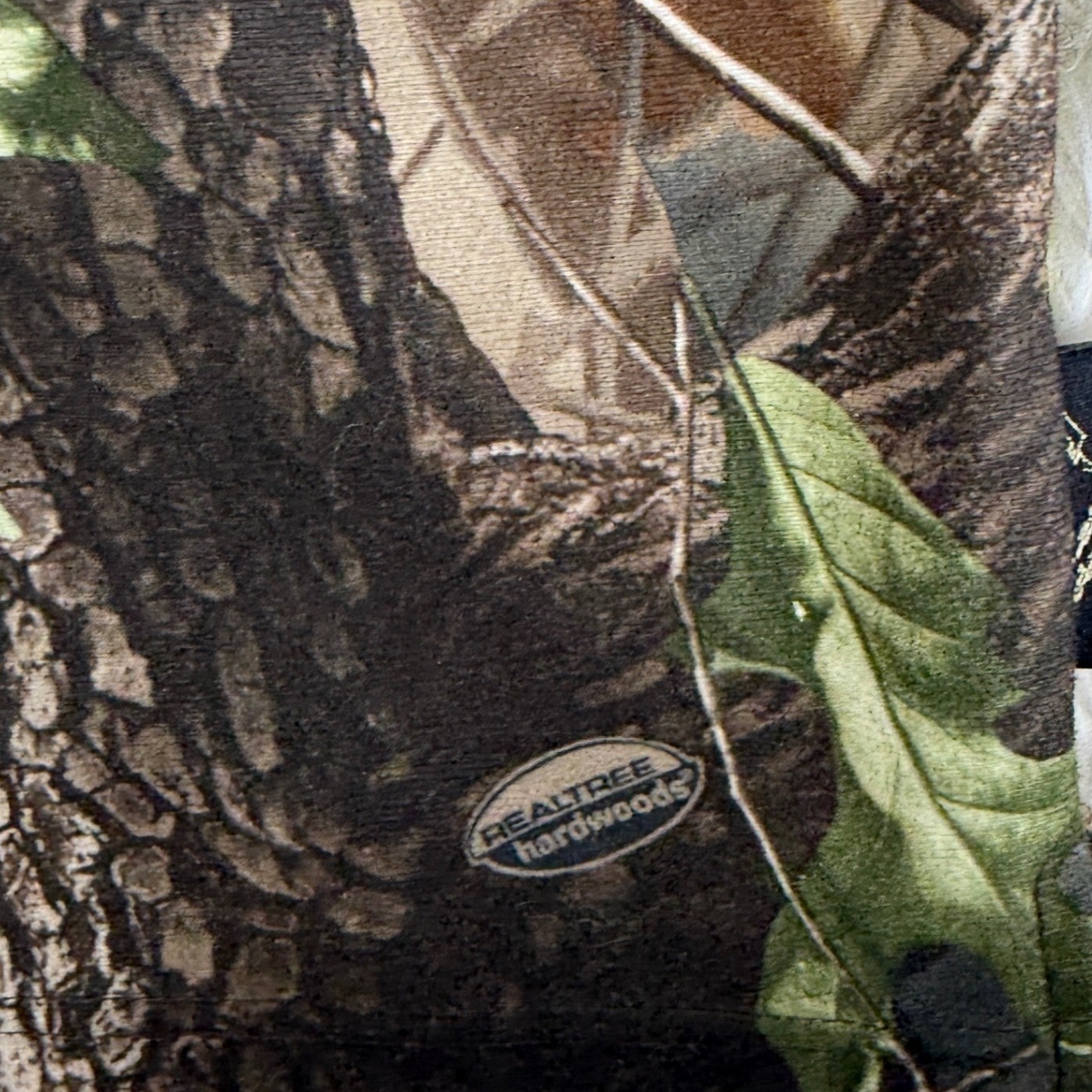 Sportsmans Warehouse Realtree Hardwoods Camo Henley Shirt XL Hunting Outdoors