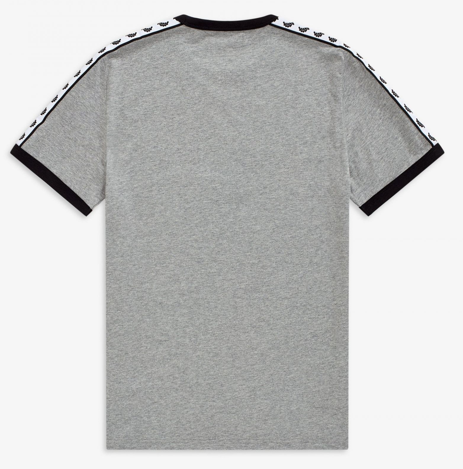 FRED PERRY TAPED RINGER T-SHIRT STEEL MARL M4620 420 COTTON NEW WITH TAGS