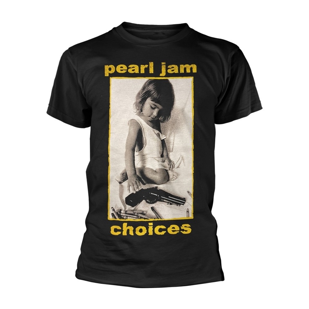 Pearl Jam ‘Choices’ Black T shirt – NEW