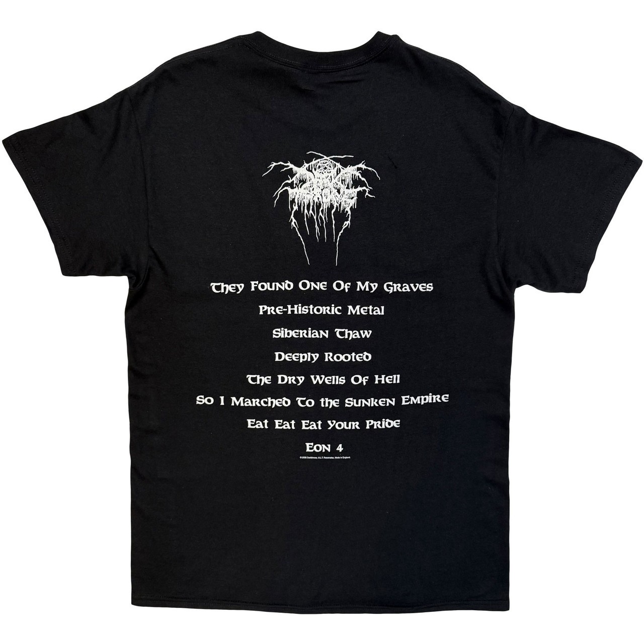 Authentic Darkthrone Men’s Pre-Historic Metal T-Shirt S-2XL NEW