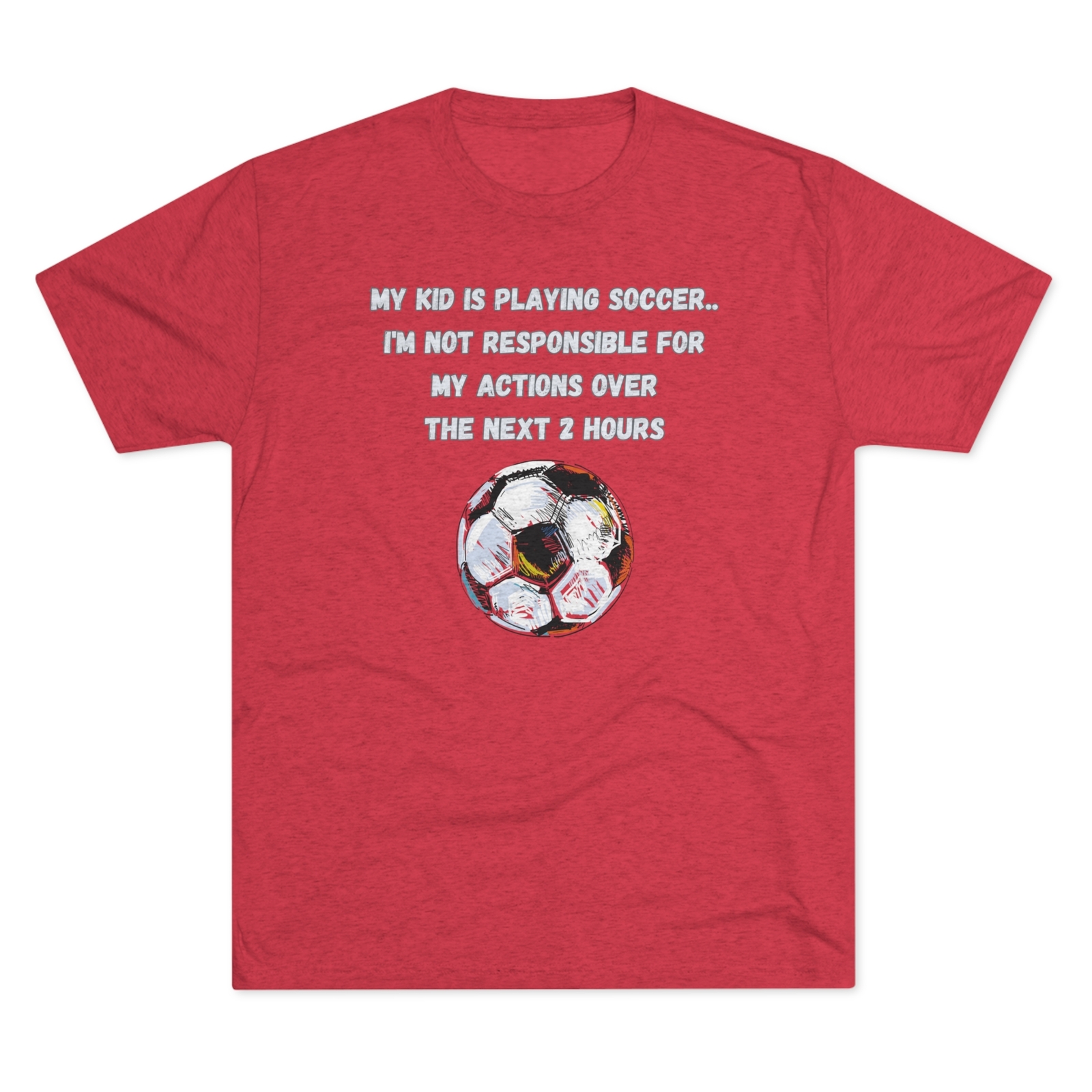 Mom’s Soccer Gameday TShirt. Multiple Sizes and Colors Tri-Blend Fabric
