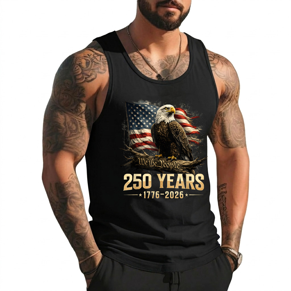 250th Anniversary USA Patriotic 250 Years American 4th July Unisex Tank Top