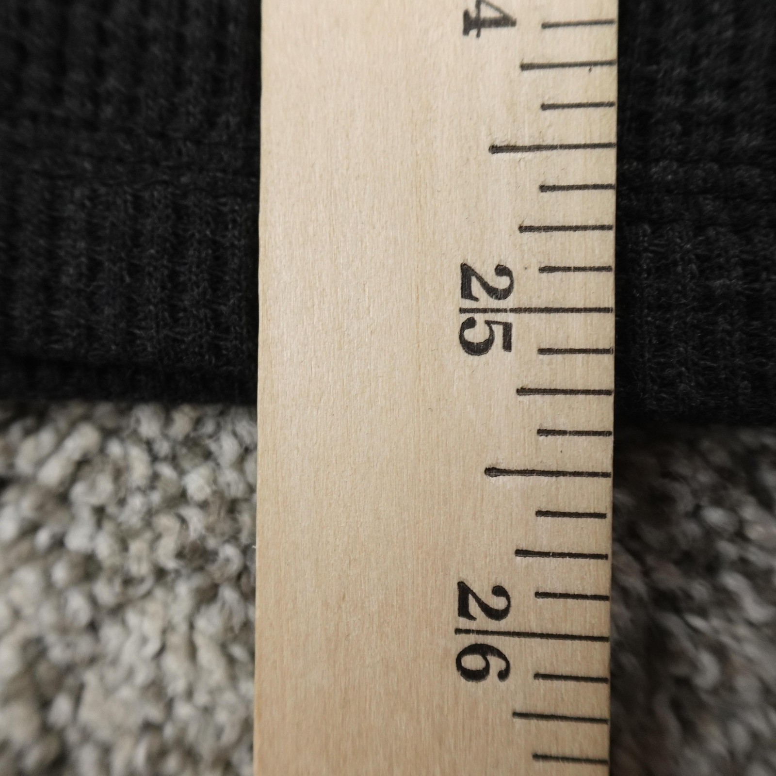 NEW American Outdoorsman Shirt Mens M Black Waffle Knit Thermal Henley Outdoor