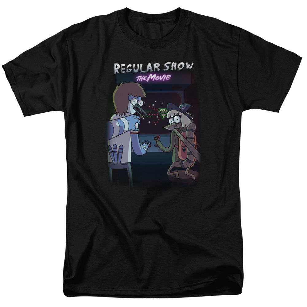 REGULAR SHOW RS THE MOVIE Licensed Adult Men’s Graphic Tee Shirt SM-6XL