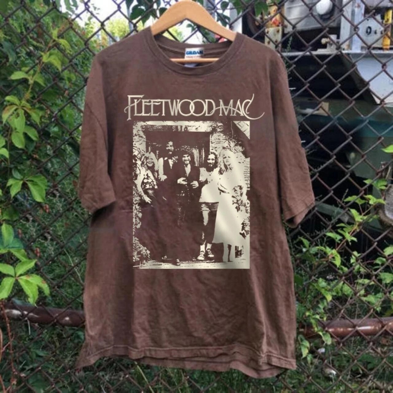 Rare Fleetwood Mac band 90s Basic Style Dark Chocolate T shirt Reprint S-5XL