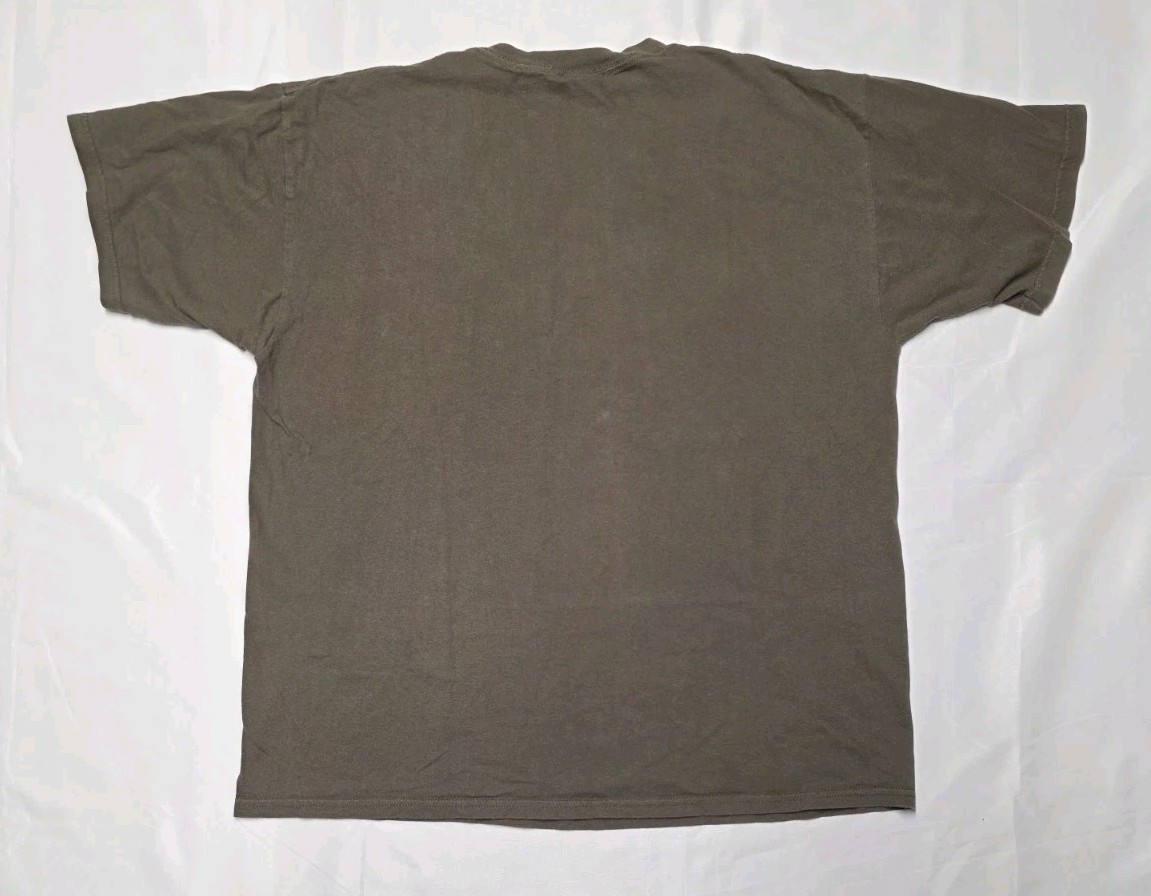 Vintage Y2K Zion Rootswear Bob Marley Rastaman Vibe Graphic Reggae Tee Size XL
