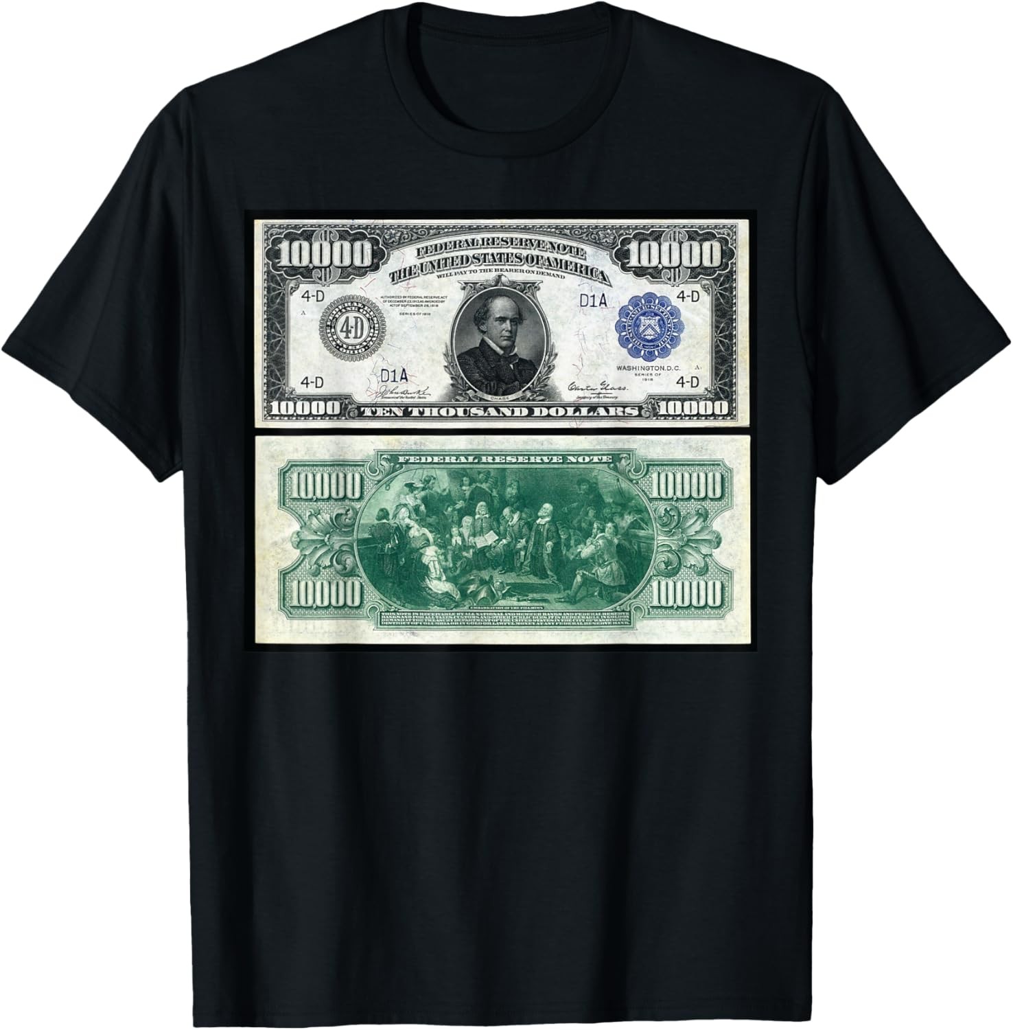 $10,000 Bill from 1918 novelty tee T-Shirt