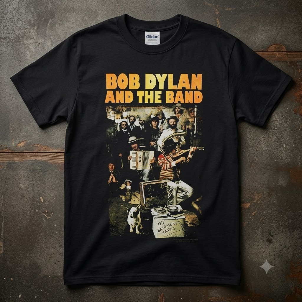 Bob Dylan and the Band – Basement Tapes T-Shirt