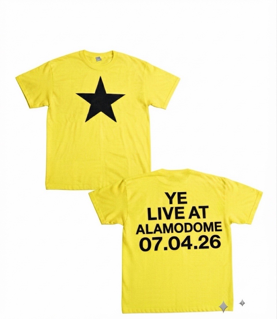 Kanye West YE BULLY Live At ALAMODOME 07.04.26 Concert T Shirt New