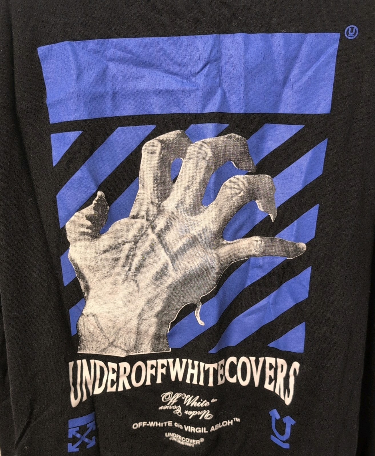 Off-White x Undercover Men’s Graphic Print Crewneck Cotton Tee M