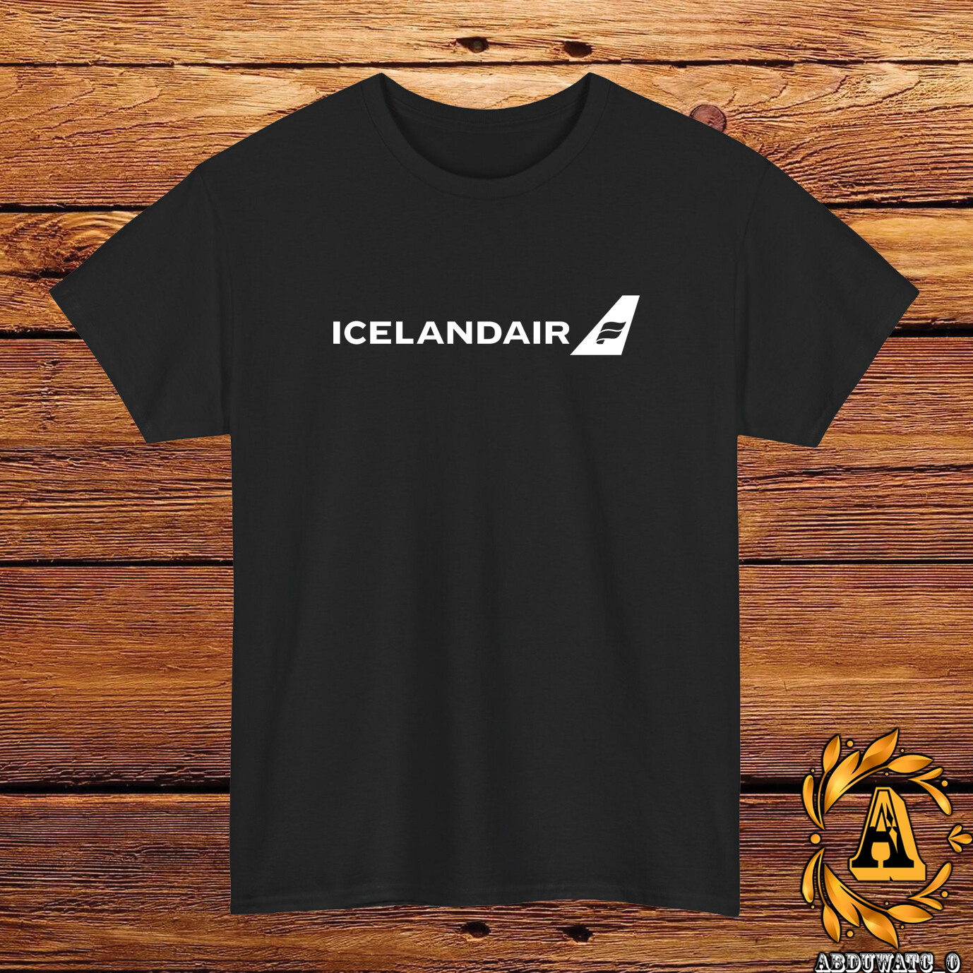 New Icelandair Retro Logo T-Shirt Black/Grey/White/Navy/Red/Light Blue