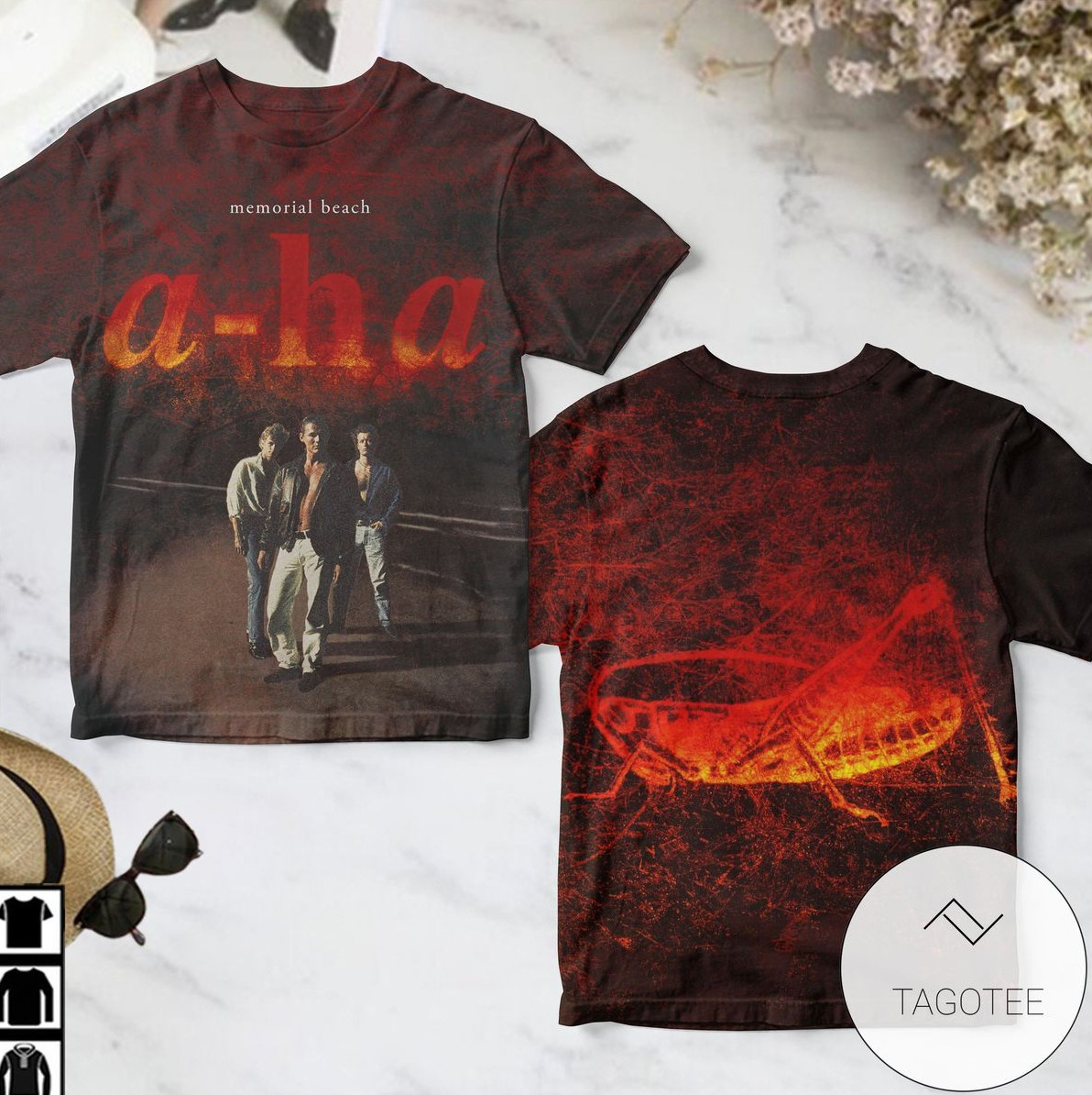 A-ha Memorial Beach Album Cover AOP 3D T-Shirt