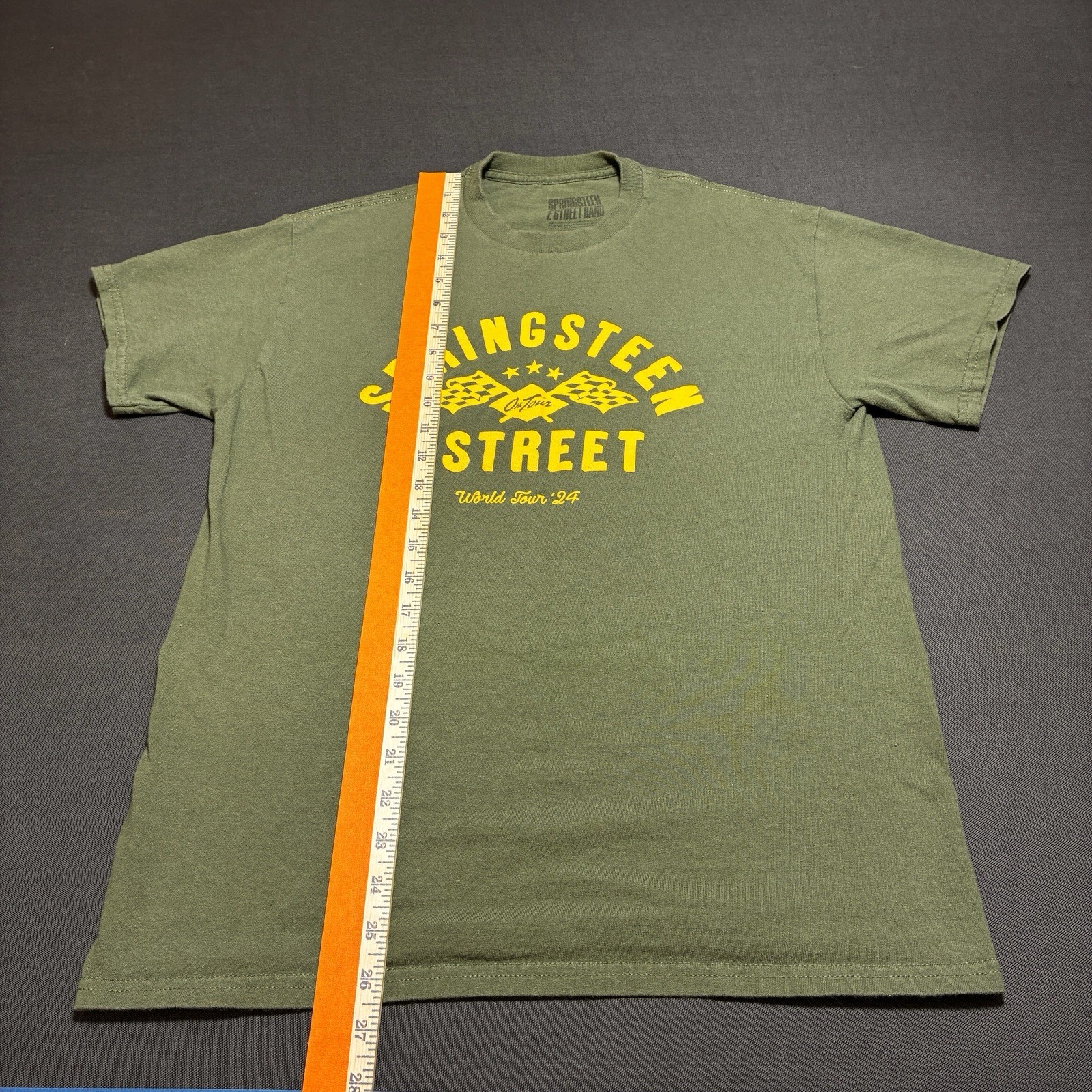 Bruce Springsteen E Street Band Concert Tour Merch Shirt Green Show Bought Med