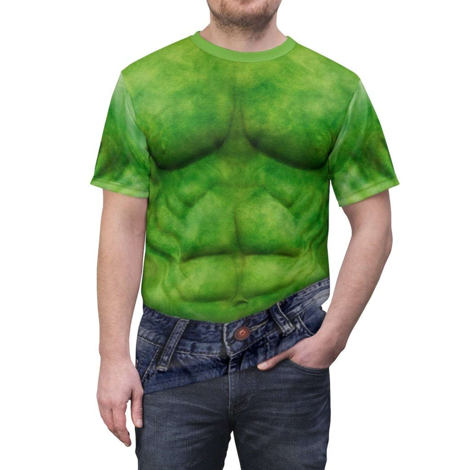 The Incredible Hulk Cosplay Costume Green Hulk Superhero Tshirt 3D Printed