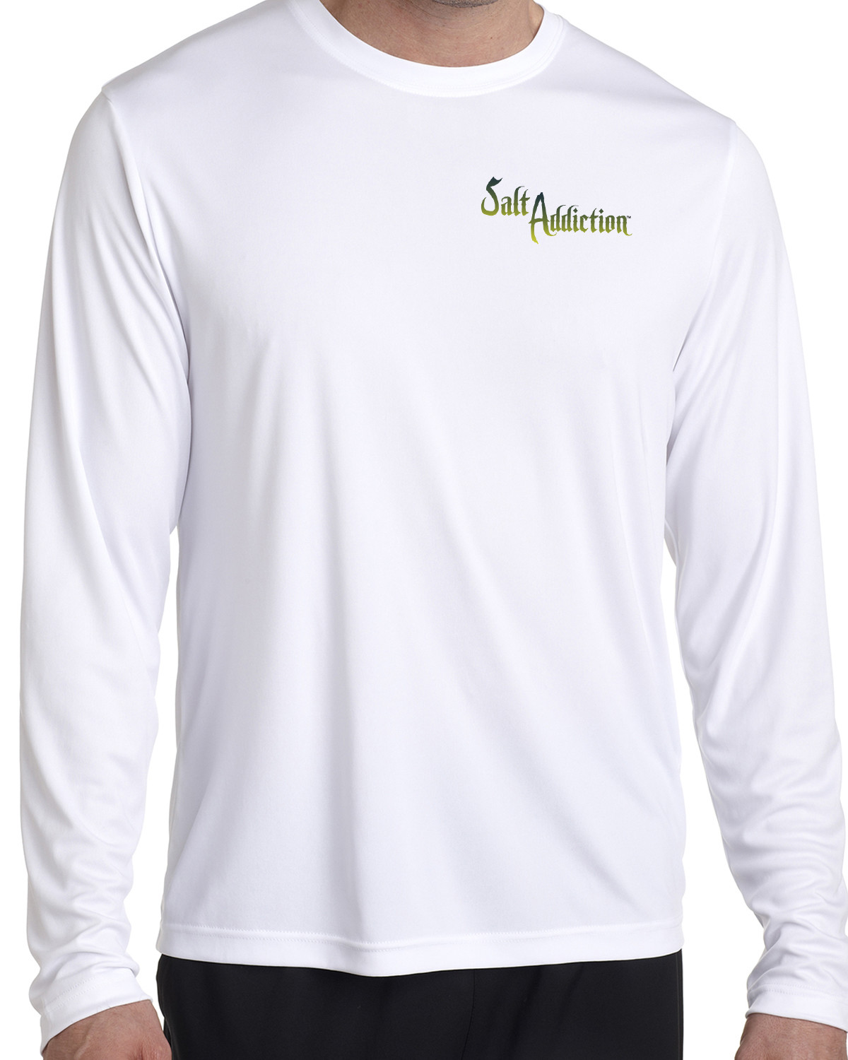 Salt Addiction microfiber long sleeve ocean tuna fishing t shirt 50+ uv UPF