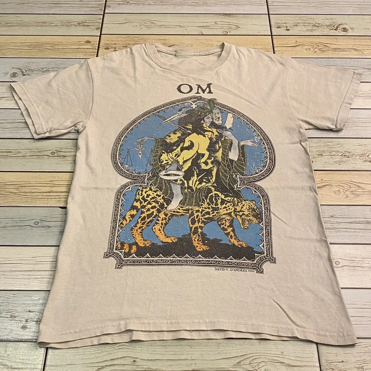 Vintage Rare OM Doom Metal Band Unisex Short Sleeve SA472