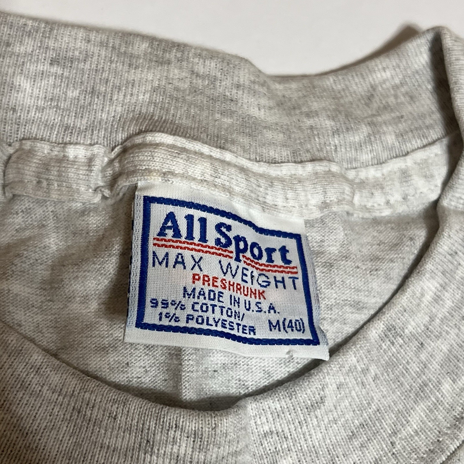 Vintage Renaissance Cruises Shirt Mens Medium Gray Travel Graphic 90s