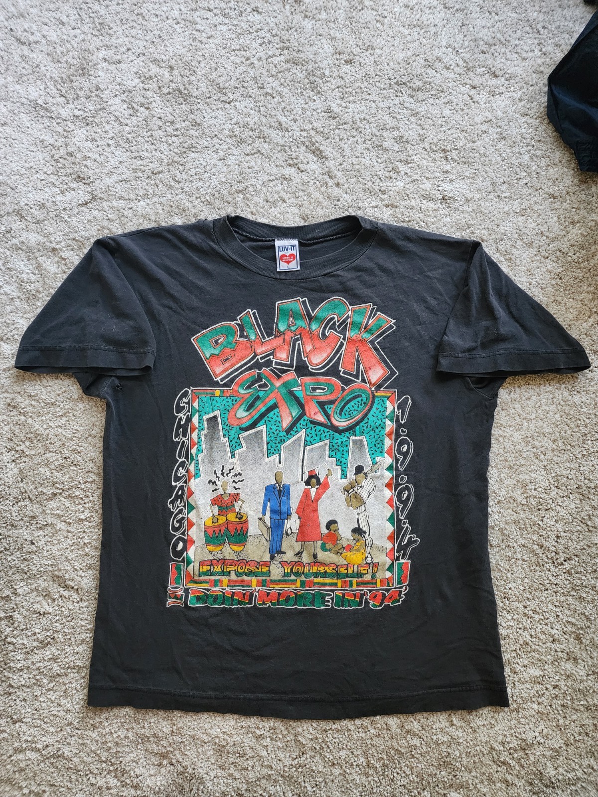 vintage Chicago Black Expo T shirt