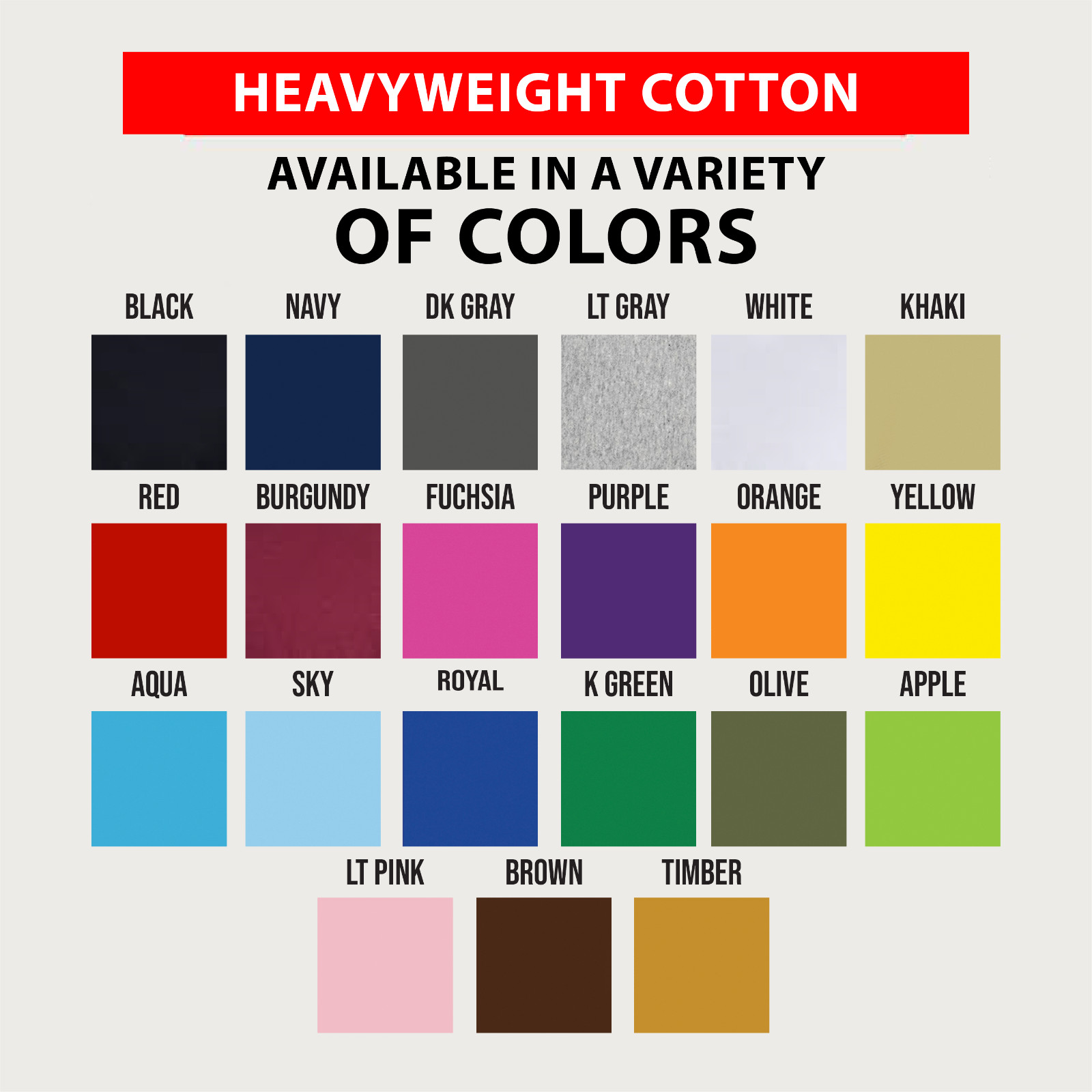 Access Men’s Heavyweight Short Sleeve Cotton Crew Neck T-Shirt (Pack of 3)