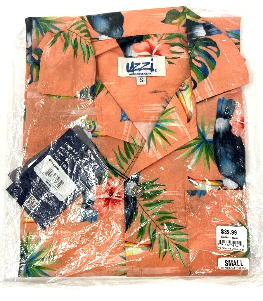 Hawaiian Shirt Men Women Button Down Short Sleeve Casual Collared Prints