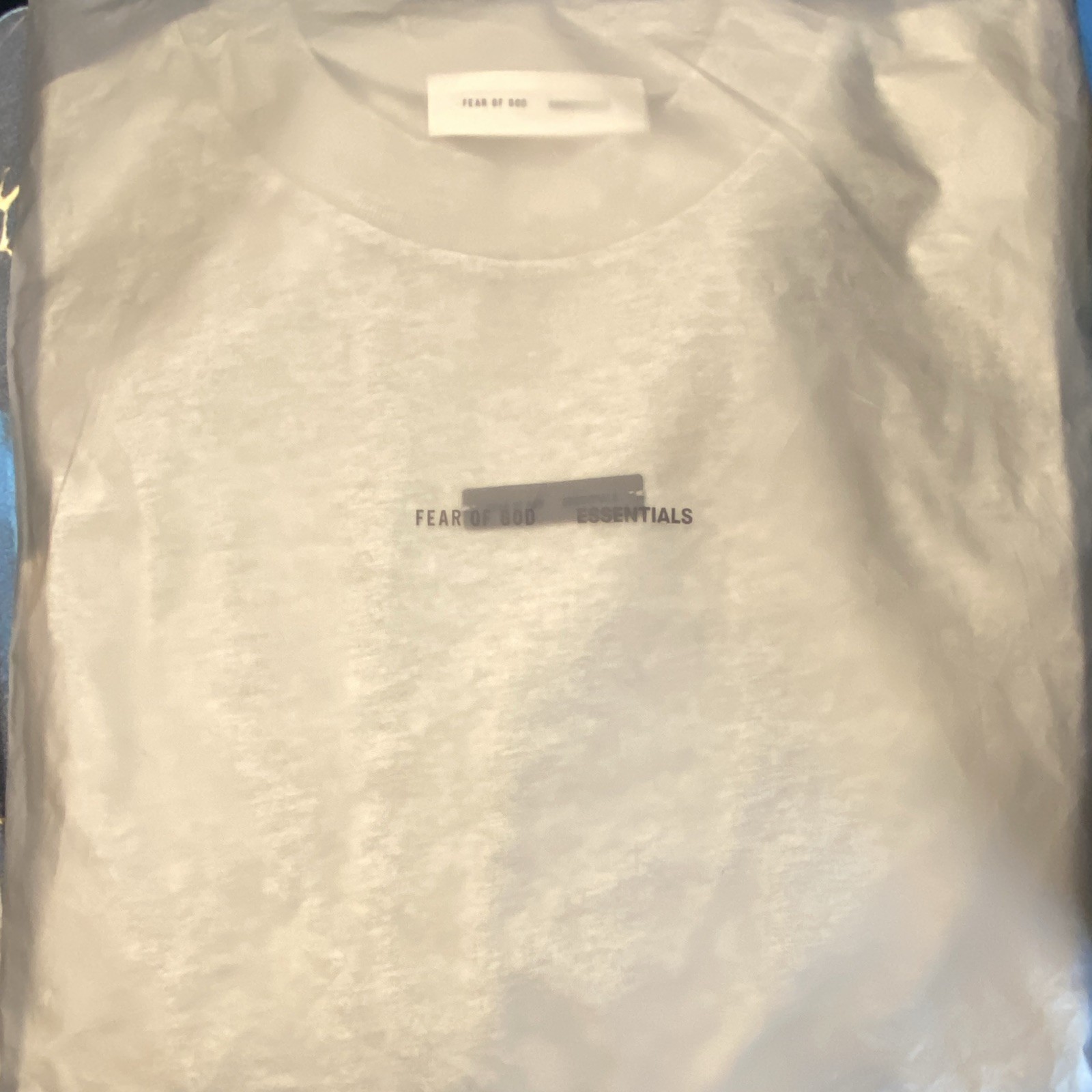 Fear of God Essentials Gray Logo Crew Neck Short Sleeve T-Shirt Men’s L