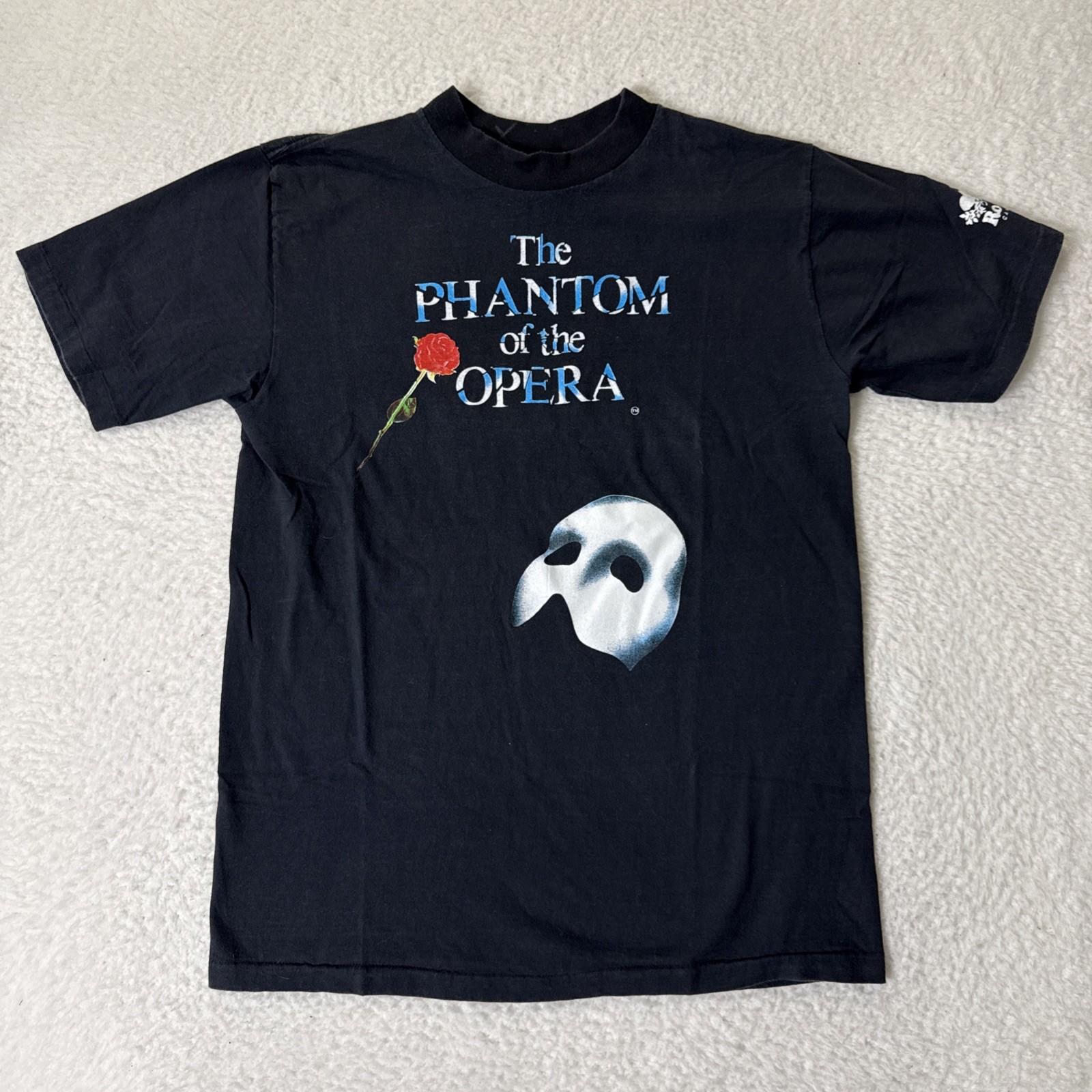 Vintage Roots Canada Phantom Of The Opera T Shirt 1986 Size Large Single Stitch