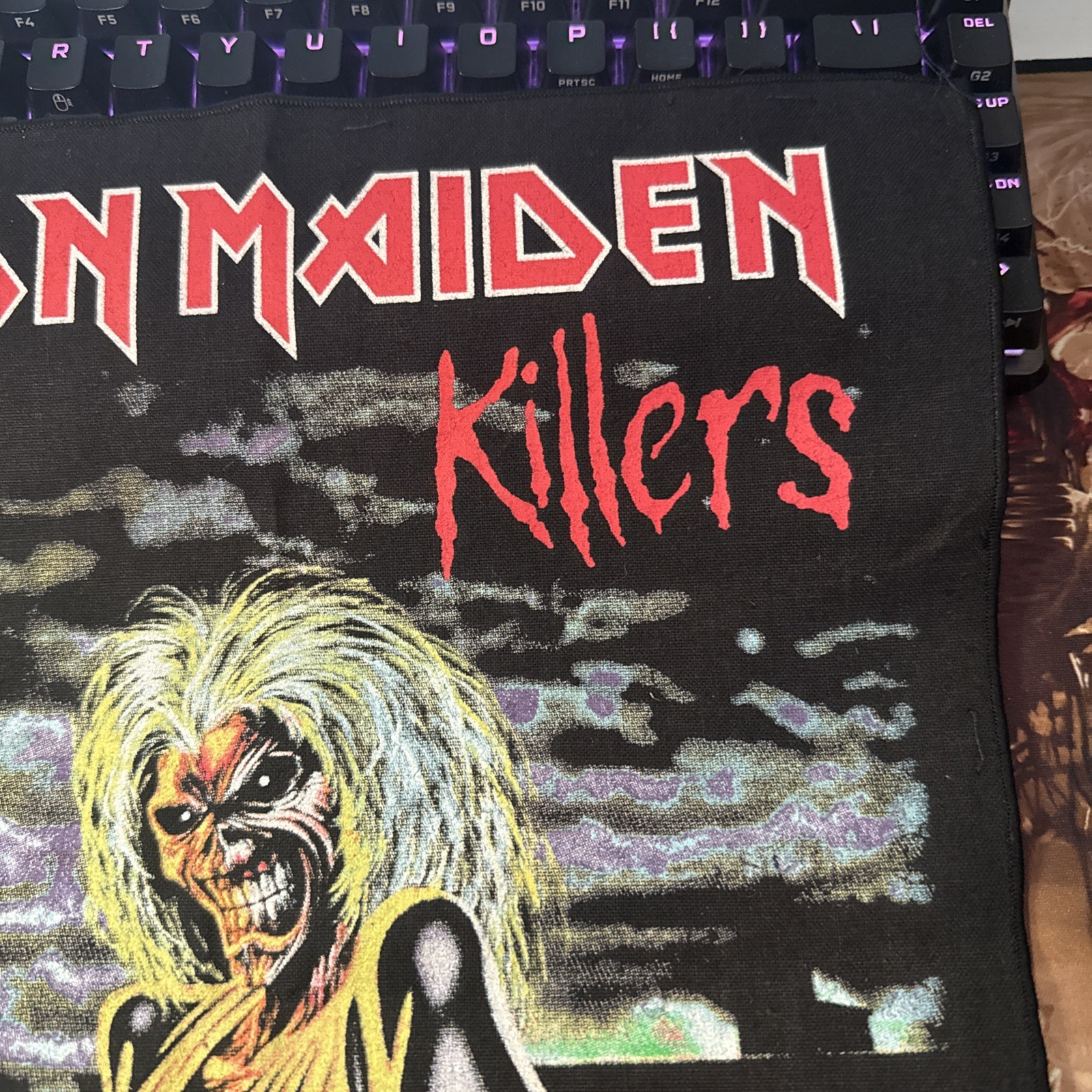 Large IRON MAIDEN Licensed KILLERS Eddie Woven Sew On Battle Jacket BACK Patch