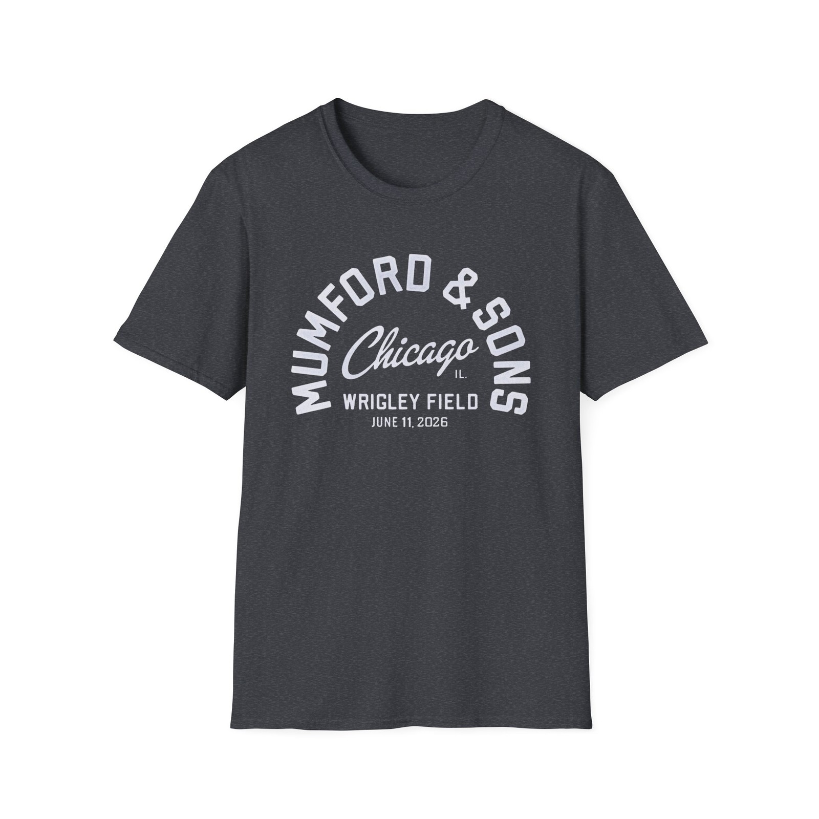 Mumford & Sons Chicago T-Shirt | Wrigley Field Concert Tee