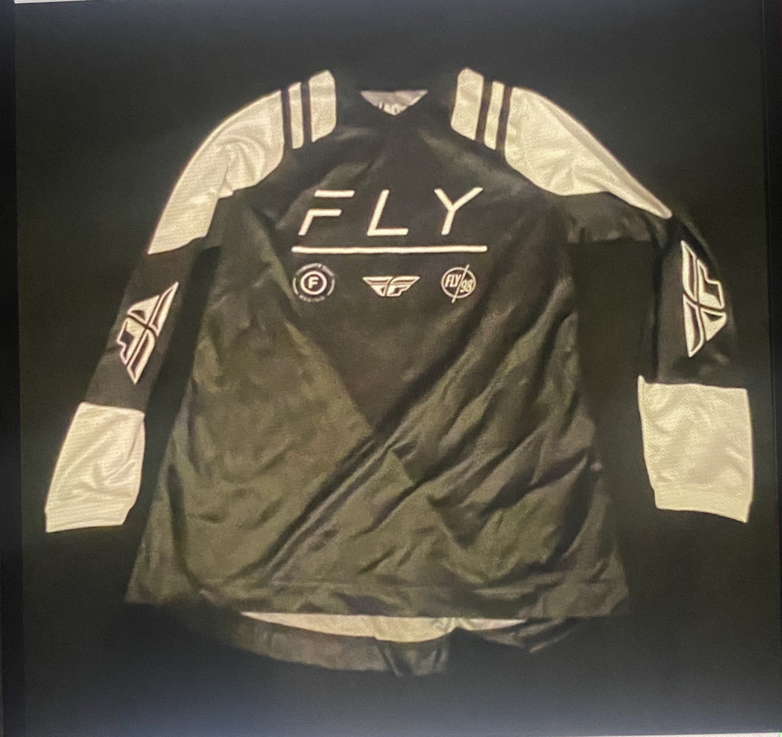 Fly Racing Black And White Long Sleeve Shirt Motocross