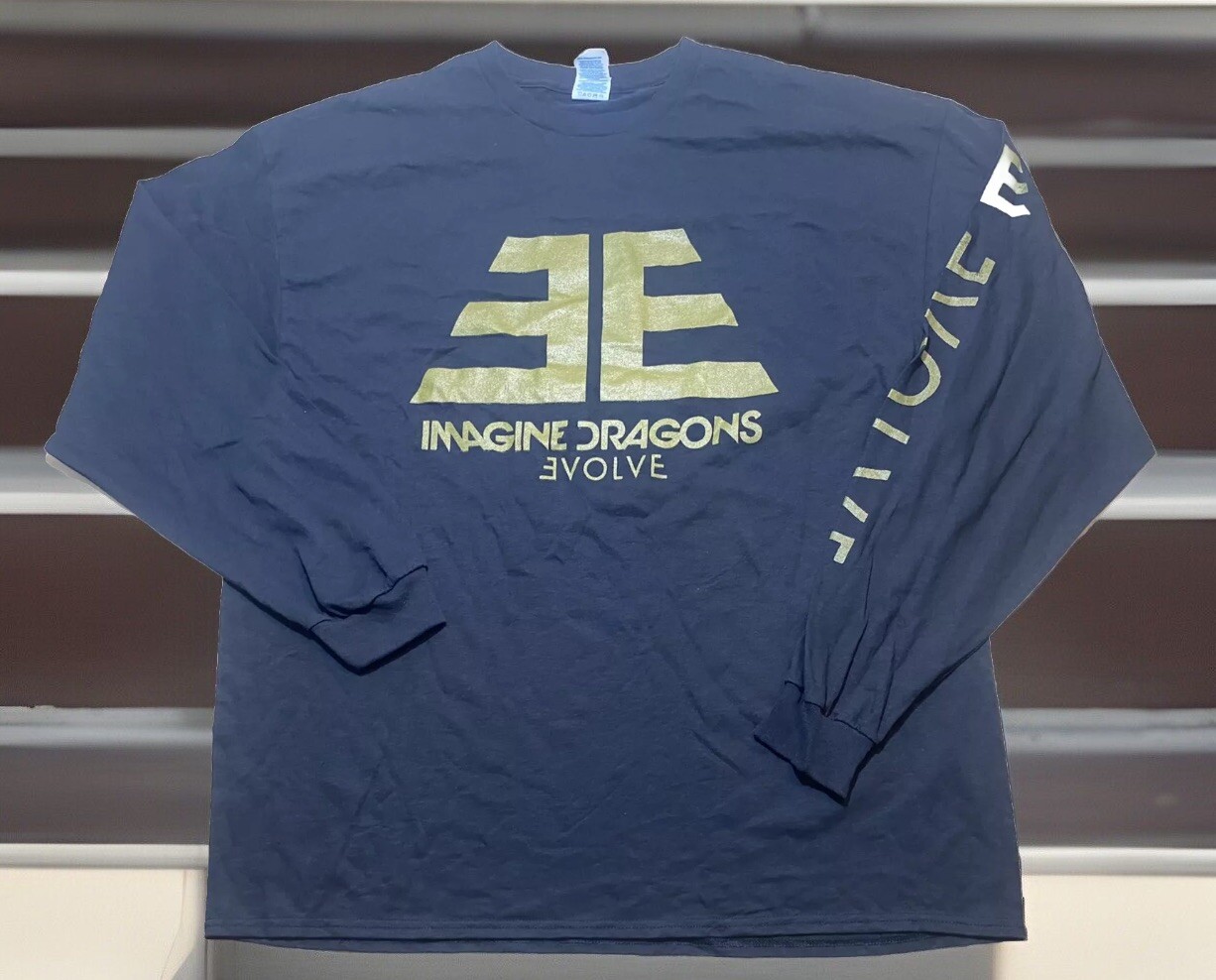 Imagine Dragons Shirt 2XL NEW Evolve Album Long Sleeve Tour Concert XXL Rock