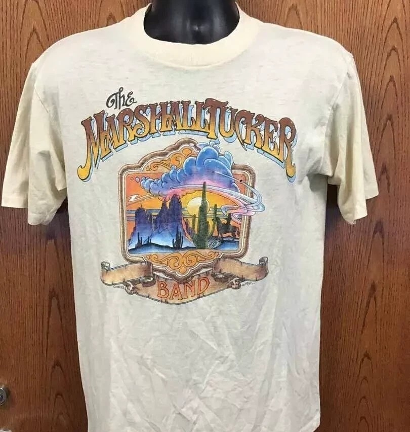 Vintage The Marshall Tucker Band Unisex Concert White Unisex Shirt KH17208