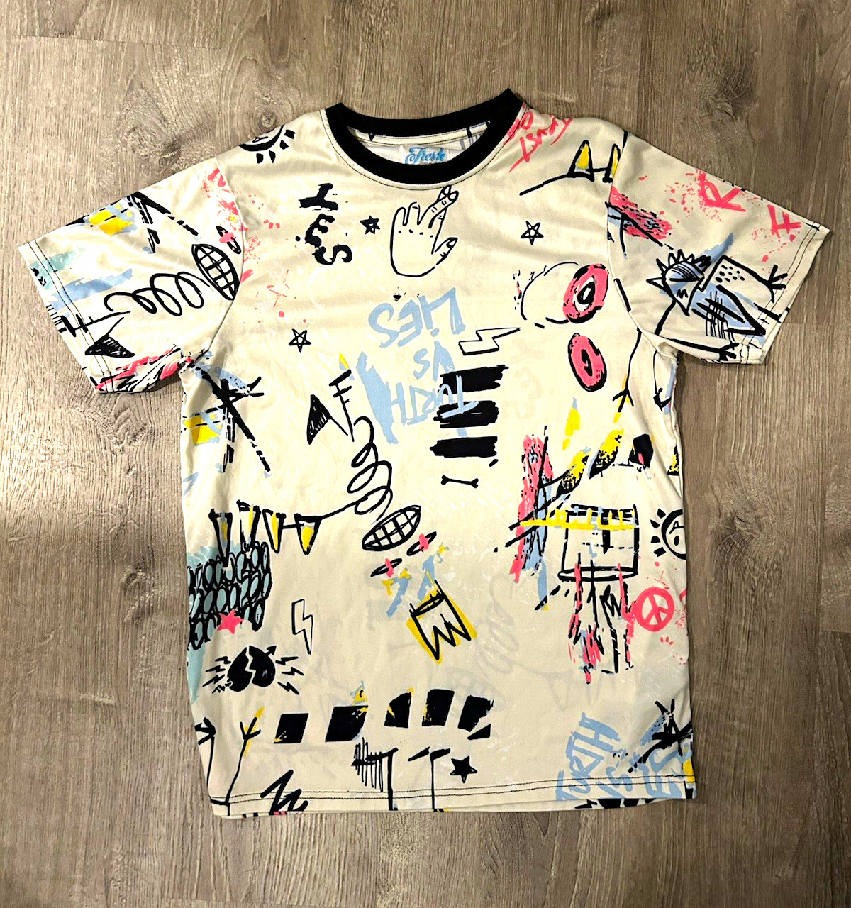 Fresh Prints of Bel Air Men’s L Graphic Short Sleeve Stretch T-Shirt