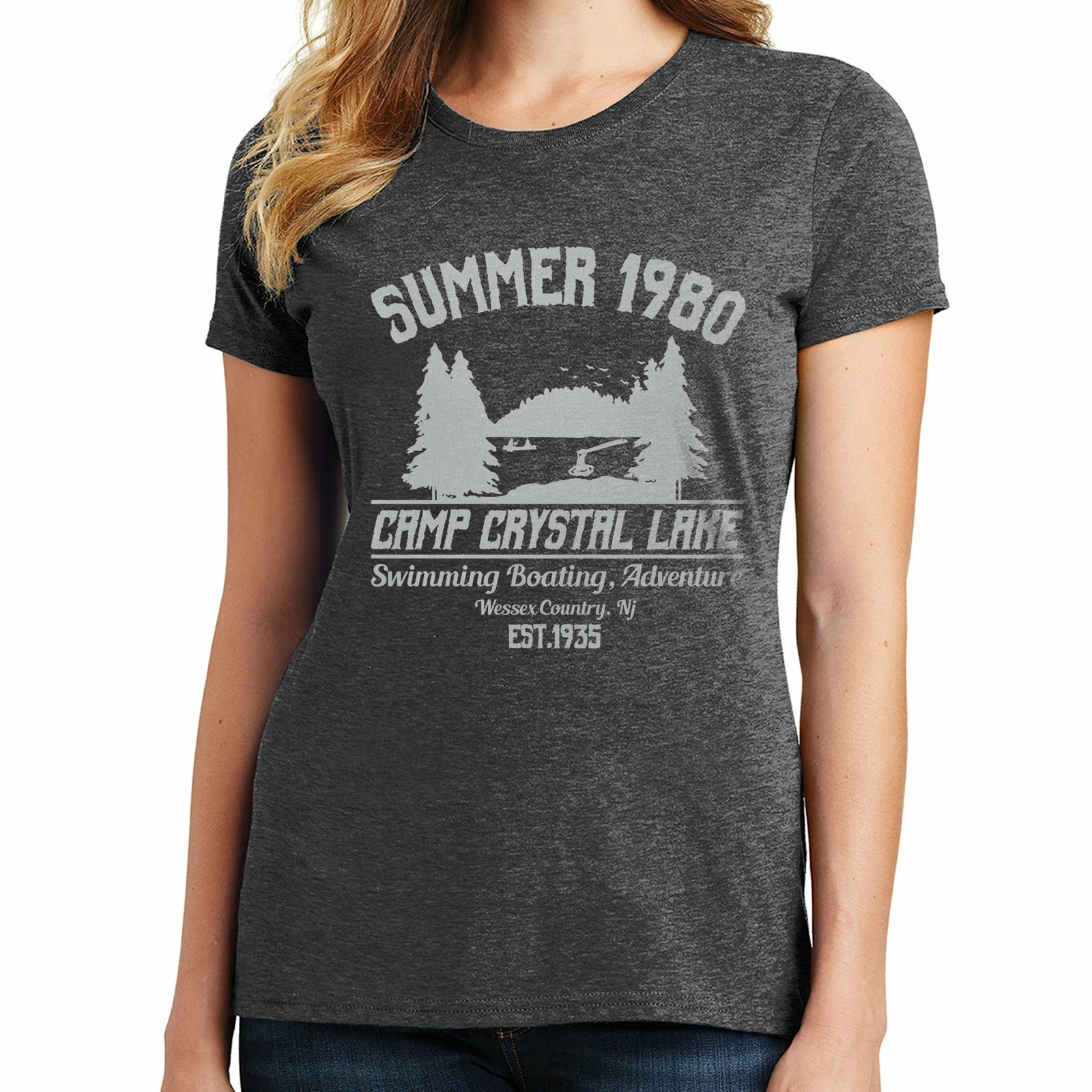 Camp Crystal Lake Summer 1980 T-Shirt Friday the 13th Jason 04020