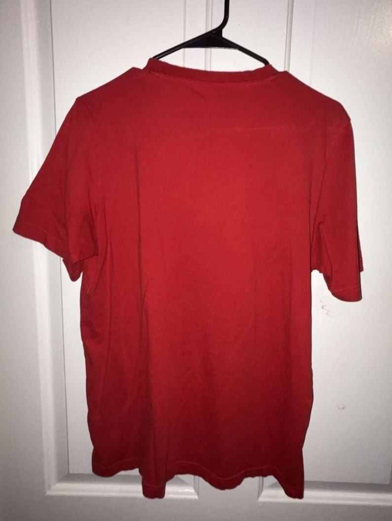 Adidas Arsenal FC Red Logo Graphic Short Sleeve T-Shirt